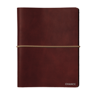 Refillable Large Notebook Sleeve with Stretch Cord | Handmade in the USA