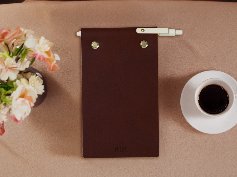 Personalized Leather Notepad Full Cover