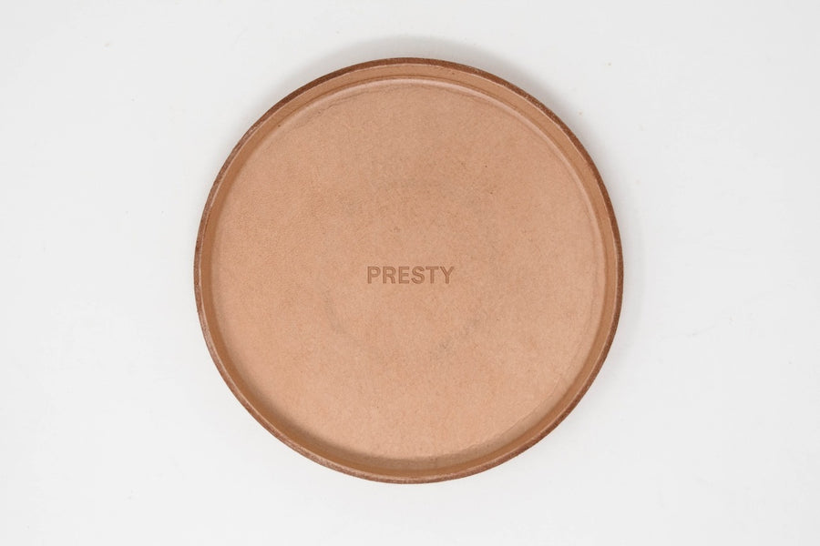 Personalized Molded Leather Valet Tray