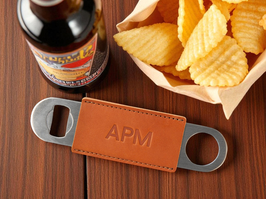 Leather Wrapped Bottle Opener