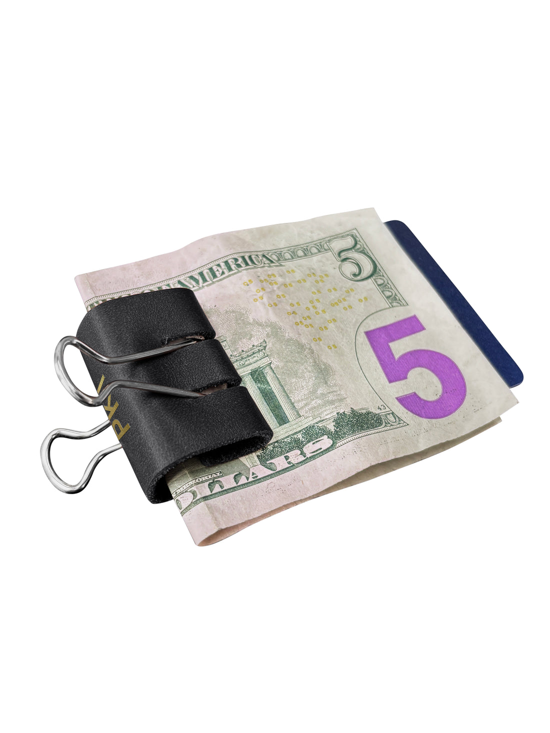 Personalized Leather Clip Money Holder