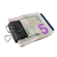 Personalized Leather Clip Money Holder