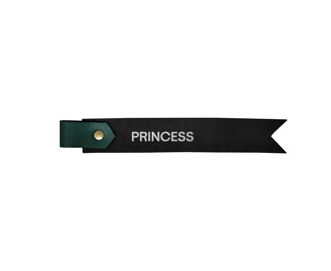 Two-Tone Personalized Leather Bookmark