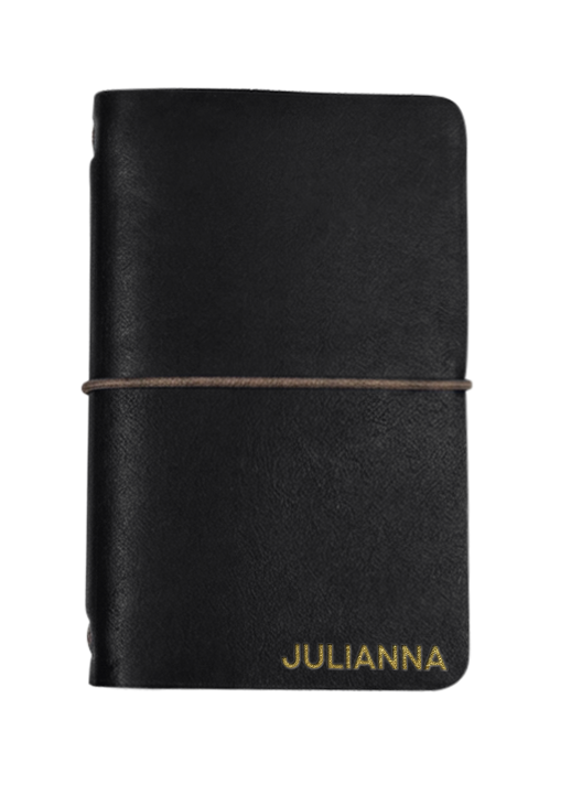 Refillable Small Notebook Sleeve with Stretch Cord | Handmade in the USA
