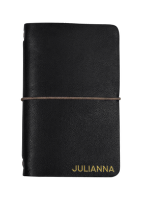 Refillable Small Notebook Sleeve with Stretch Cord | Handmade in the USA