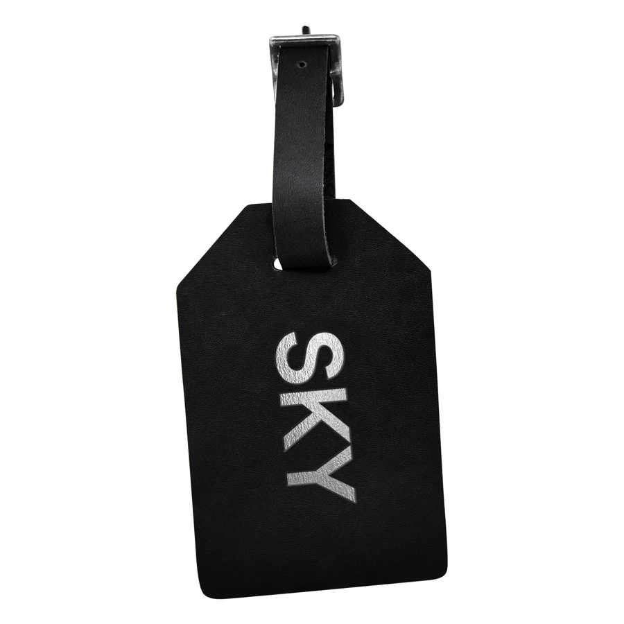 Personalized Leather Luggage Tag