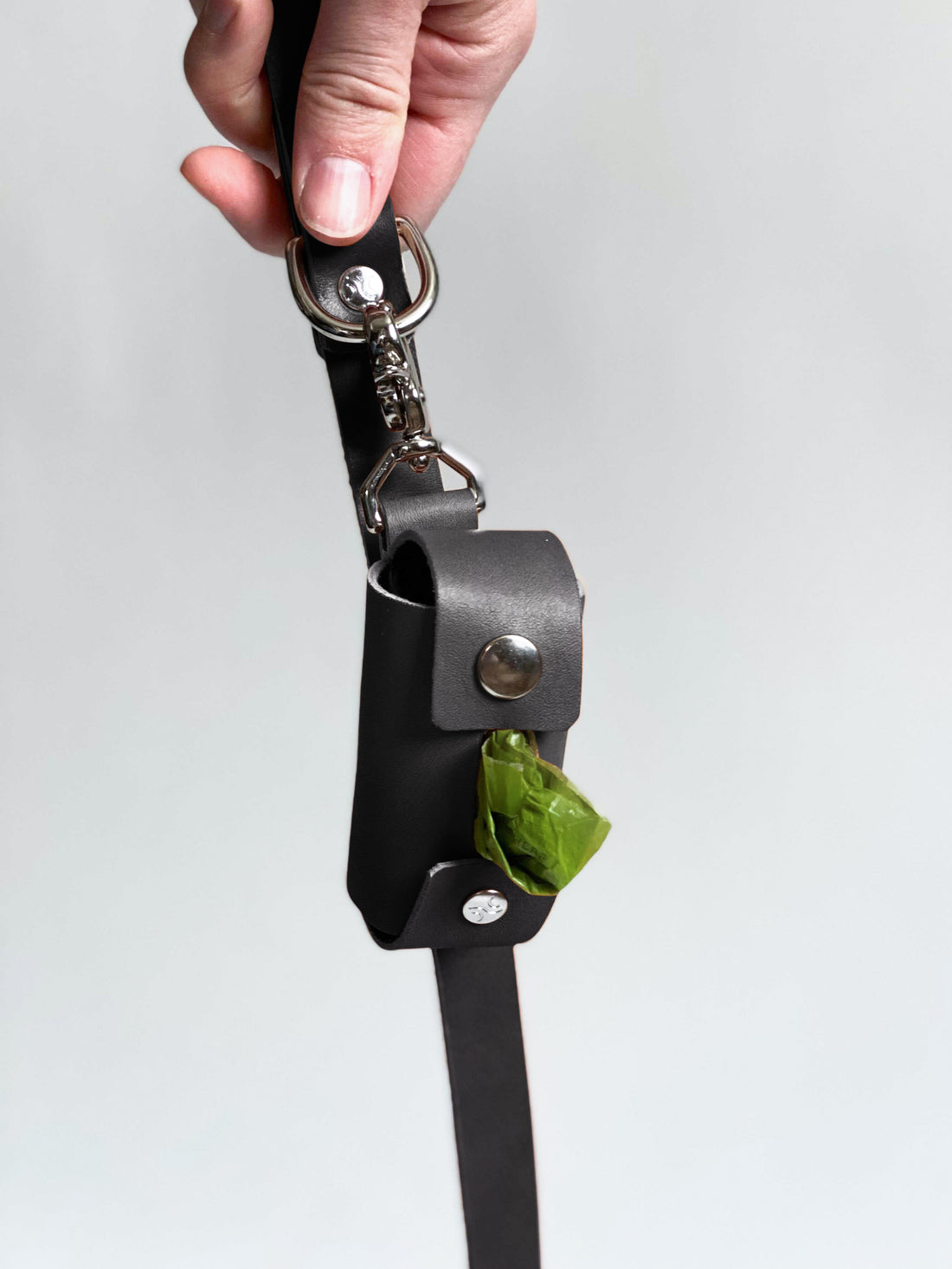Personalized Leather Dog Waste Bag Holder