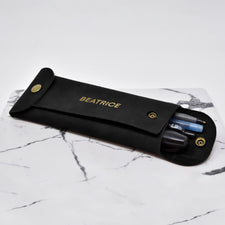 Personalized Leather Pencil Case