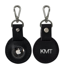 Personalized Leather AirTag Case