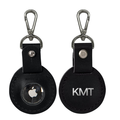 Personalized Leather AirTag Case