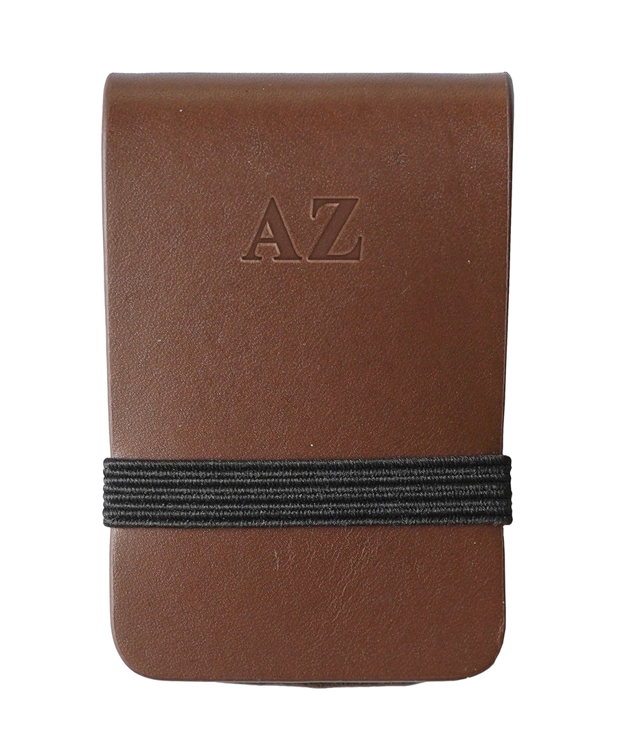 Leather Card Wallet with Elastic Band