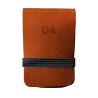 Leather Card Wallet with Elastic Band