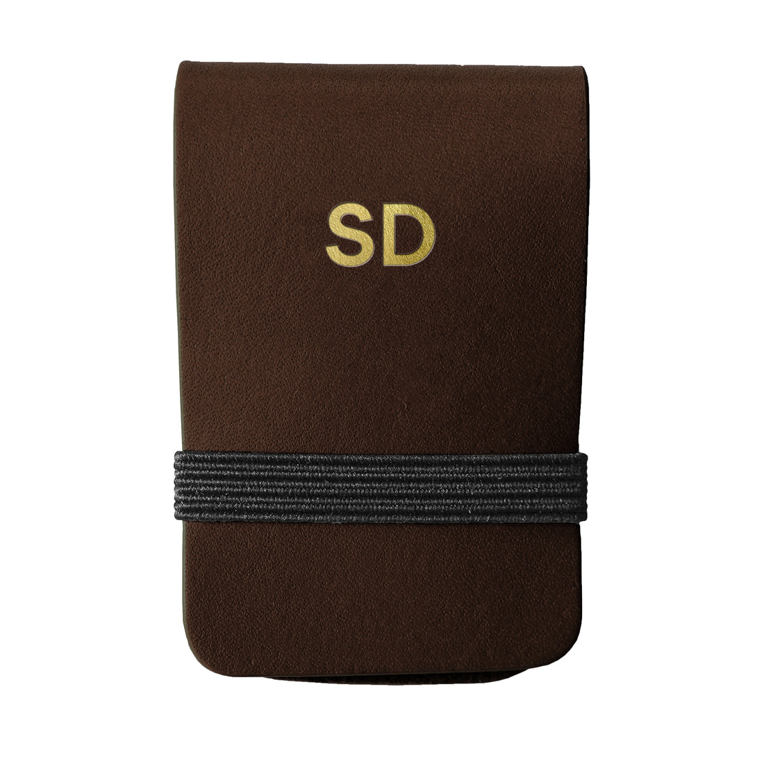 Leather Card Wallet with Elastic Band