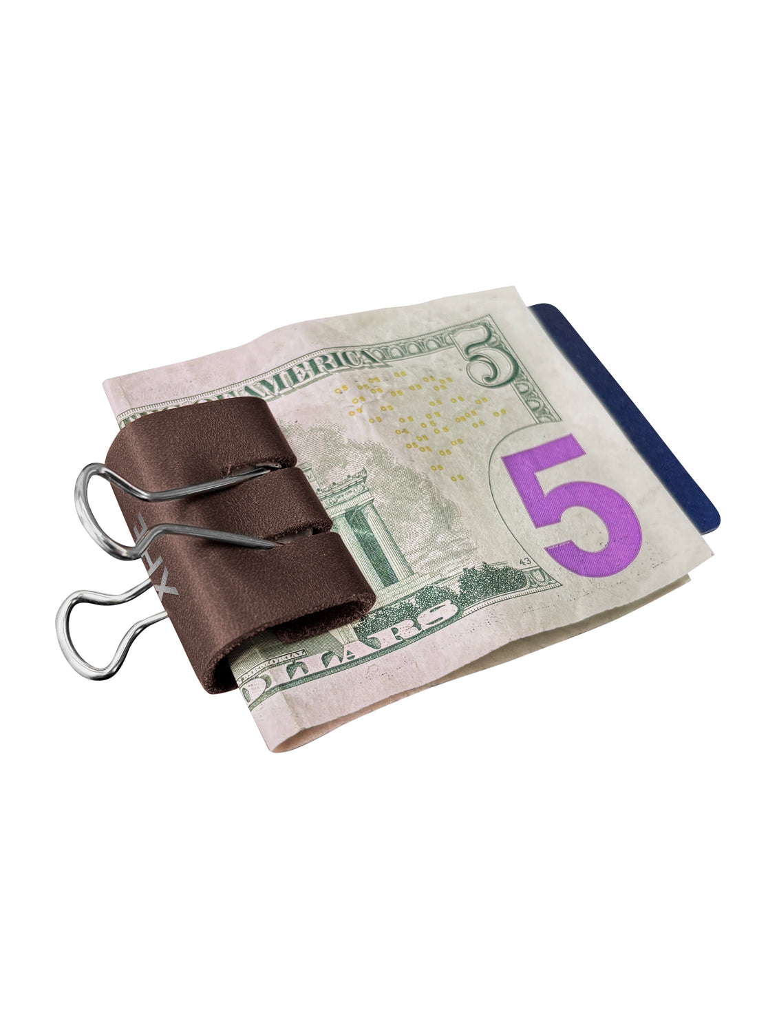 Personalized Leather Clip Money Holder