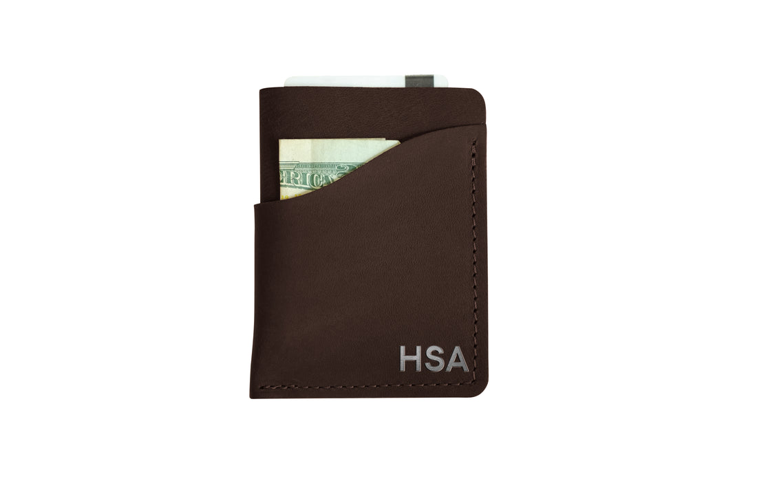 Wave Wallet – Handmade Minimalist Slim Card Holder