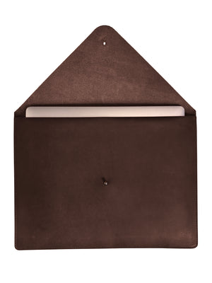 Personalized Leather Laptop Sleeve | Custom Leather Laptop Case