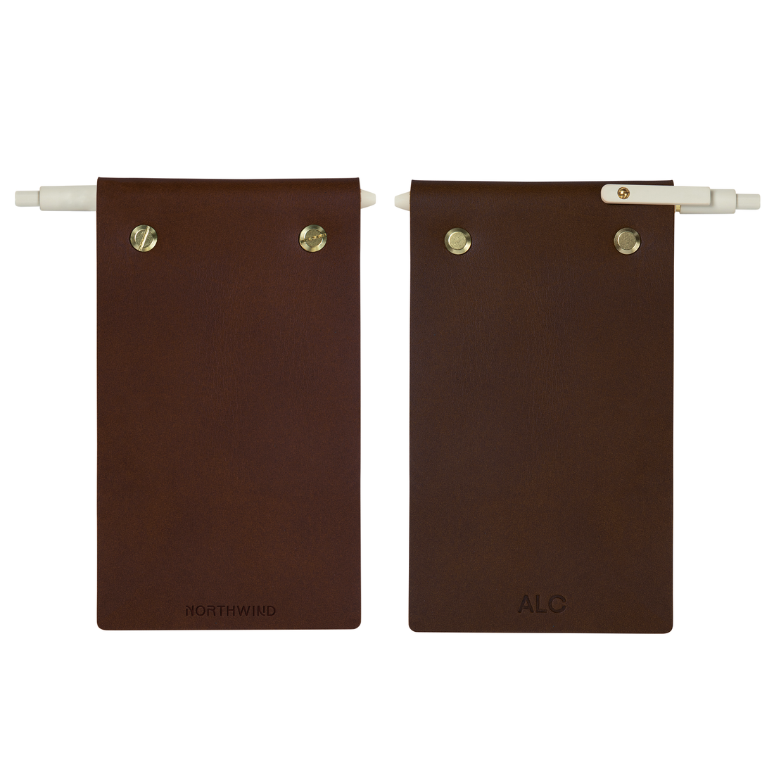 Personalized Leather Notepad Full Cover