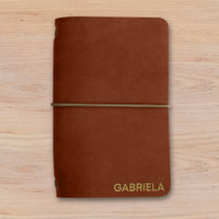 Refillable Small Notebook Sleeve with Stretch Cord | Handmade in the USA