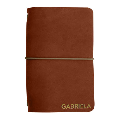 Refillable Small Notebook Sleeve with Stretch Cord | Handmade in the USA