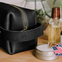 Personalized Leather Dopp Kit