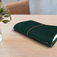 Refillable Small Notebook Sleeve with Stretch Cord | Handmade in the USA