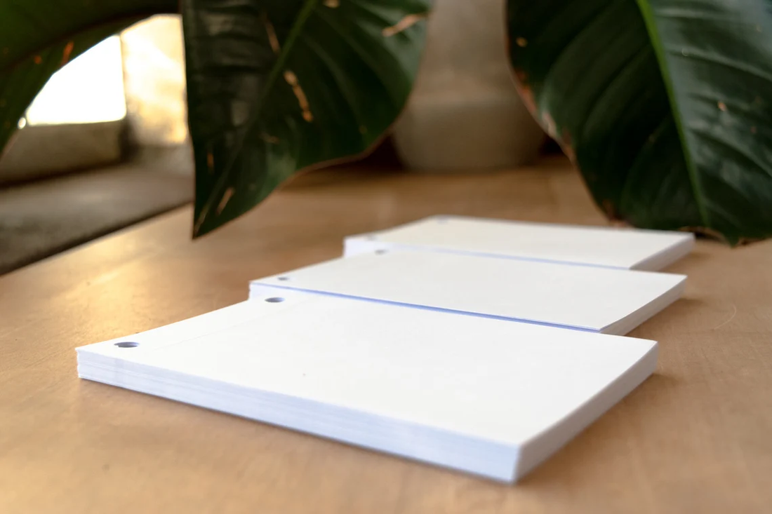 Paper Refills for Leather Notepad: Northwind Jotter Pad - Set of 3