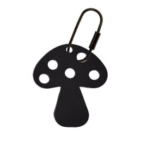 Handcrafted Leather Mushroom Bag Charm