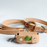 Personalized Leather Dog Waste Bag Holder