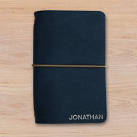 Refillable Small Notebook Sleeve with Stretch Cord | Handmade in the USA