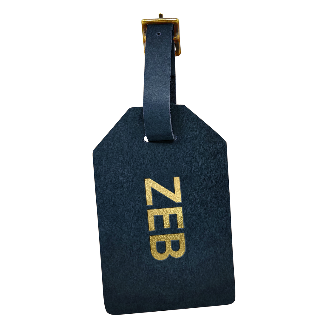 Personalized Leather Luggage Tag