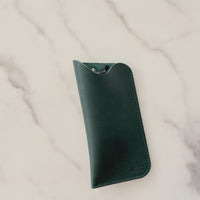 Personalized Leather Sunglass Case