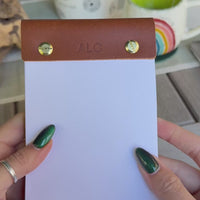 Personalized Leather Notepad