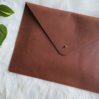 Personalized Leather Laptop Sleeve | Custom Leather Laptop Case