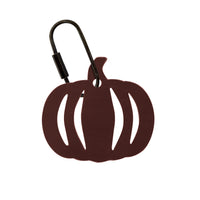 Handcrafted Leather Pumpkin Bag Charm