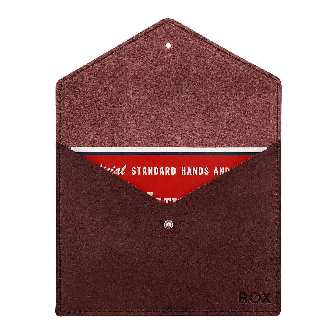 Personalized Leather Mahjong Card Holder