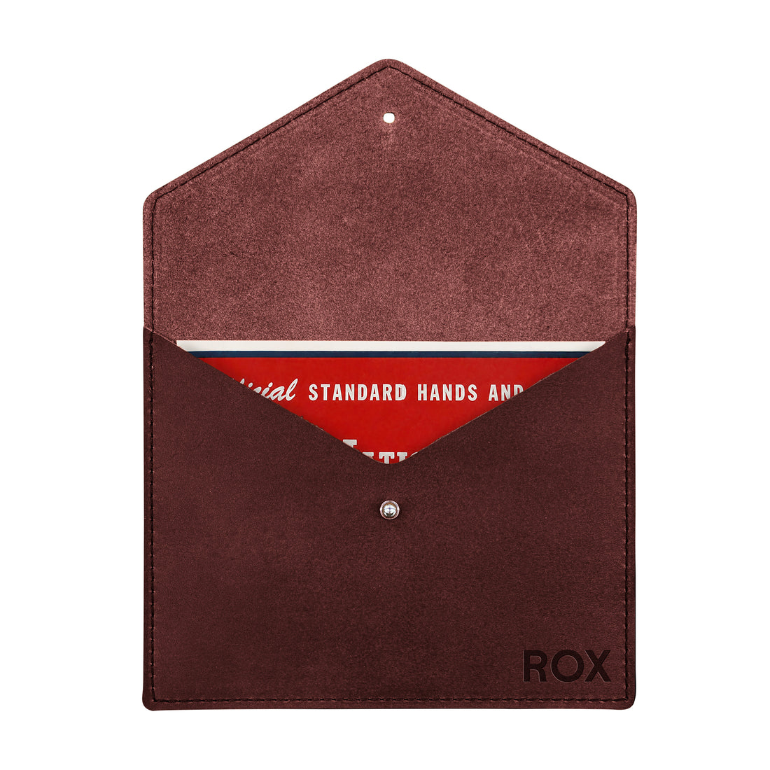 Personalized Leather Mahjong Card Holder