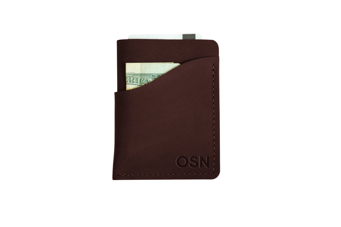 Wave Wallet – Handmade Minimalist Slim Card Holder