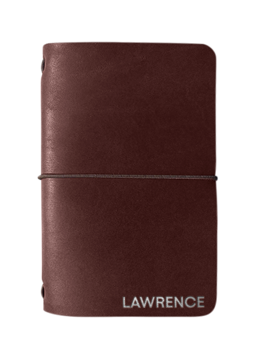 Refillable Small Notebook Sleeve with Stretch Cord | Handmade in the USA