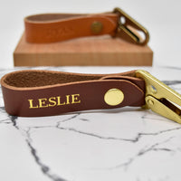 Personalized Keychain with Snap & Clip