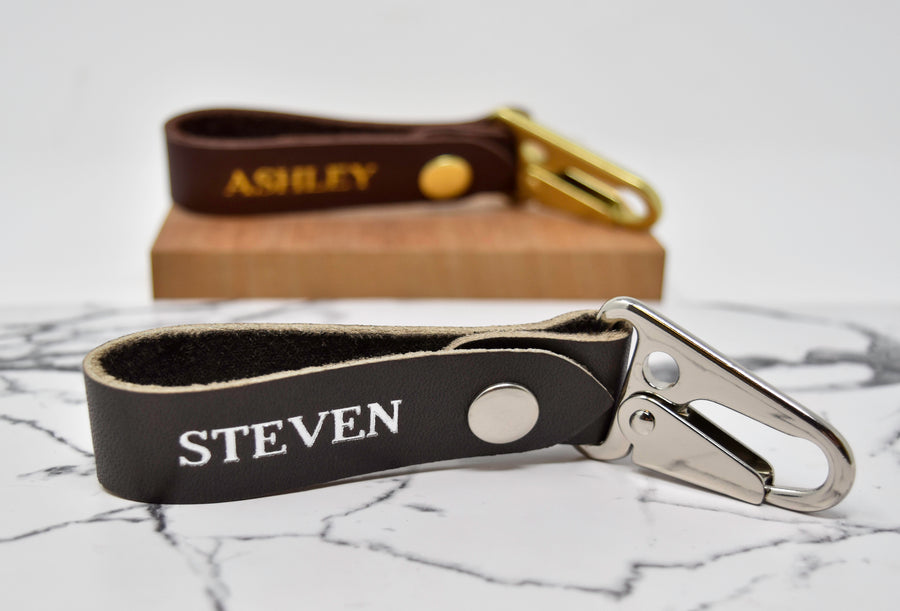 Personalized Keychain with Snap & Clip