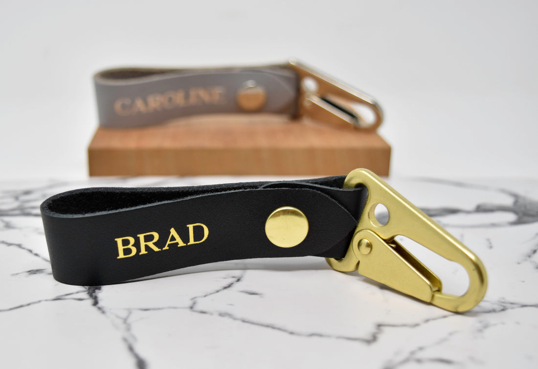 Personalized Keychain with Snap & Clip