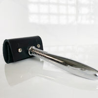 Personalized Leather Safety Razor Cover