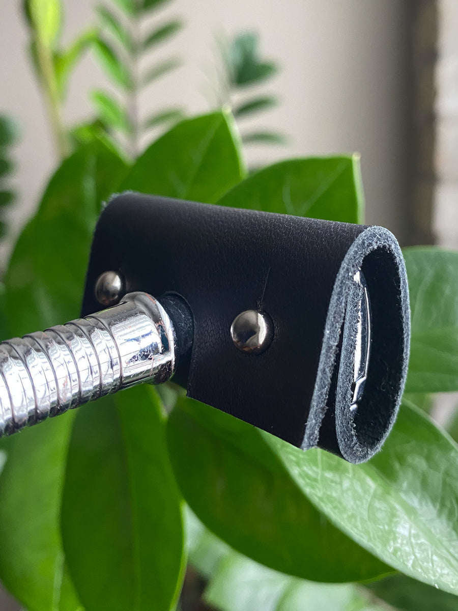 Personalized Leather Safety Razor Cover