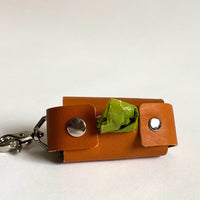 Personalized Leather Dog Waste Bag Holder