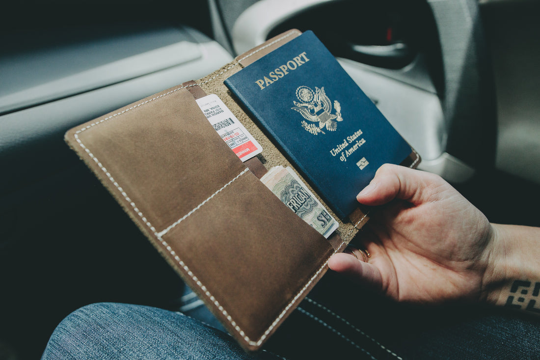 Engraved Passport Holder Leather Sleeve – LeatherNeo