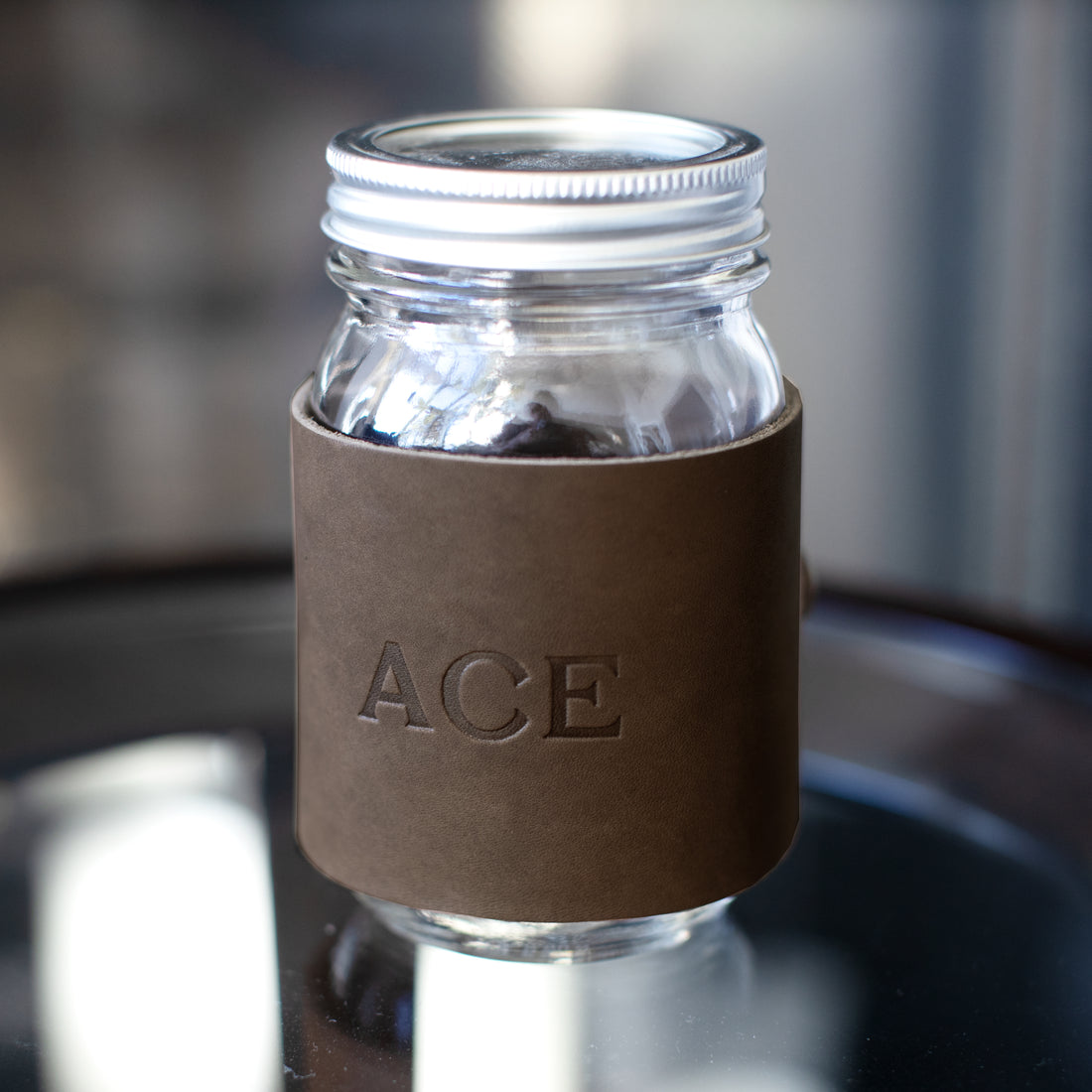 Coffee House Personalized Glass Storage Jar