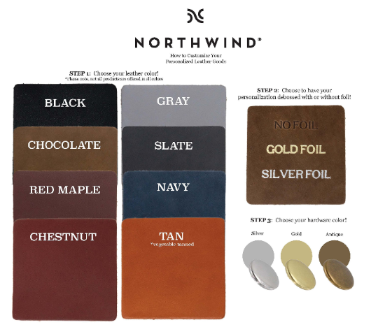 Leather Color Guide
