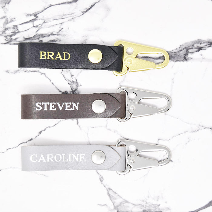 Personalized Keychain with Snap & Clip